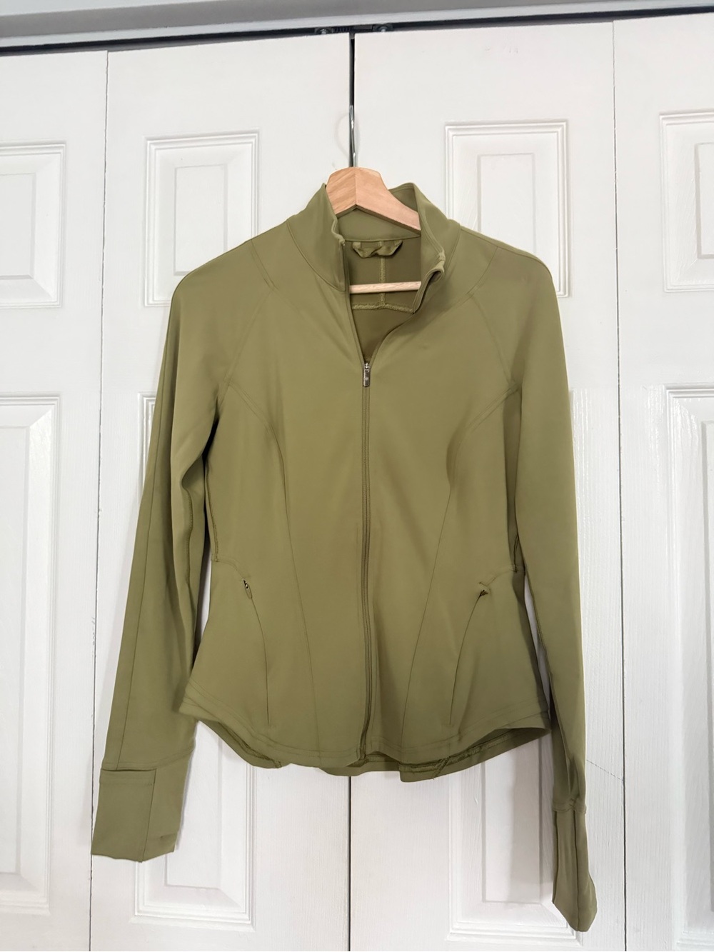 lululemon athletica Olive Green Full-Zip Active Jacket